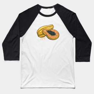 Papaya Fruit Baseball T-Shirt